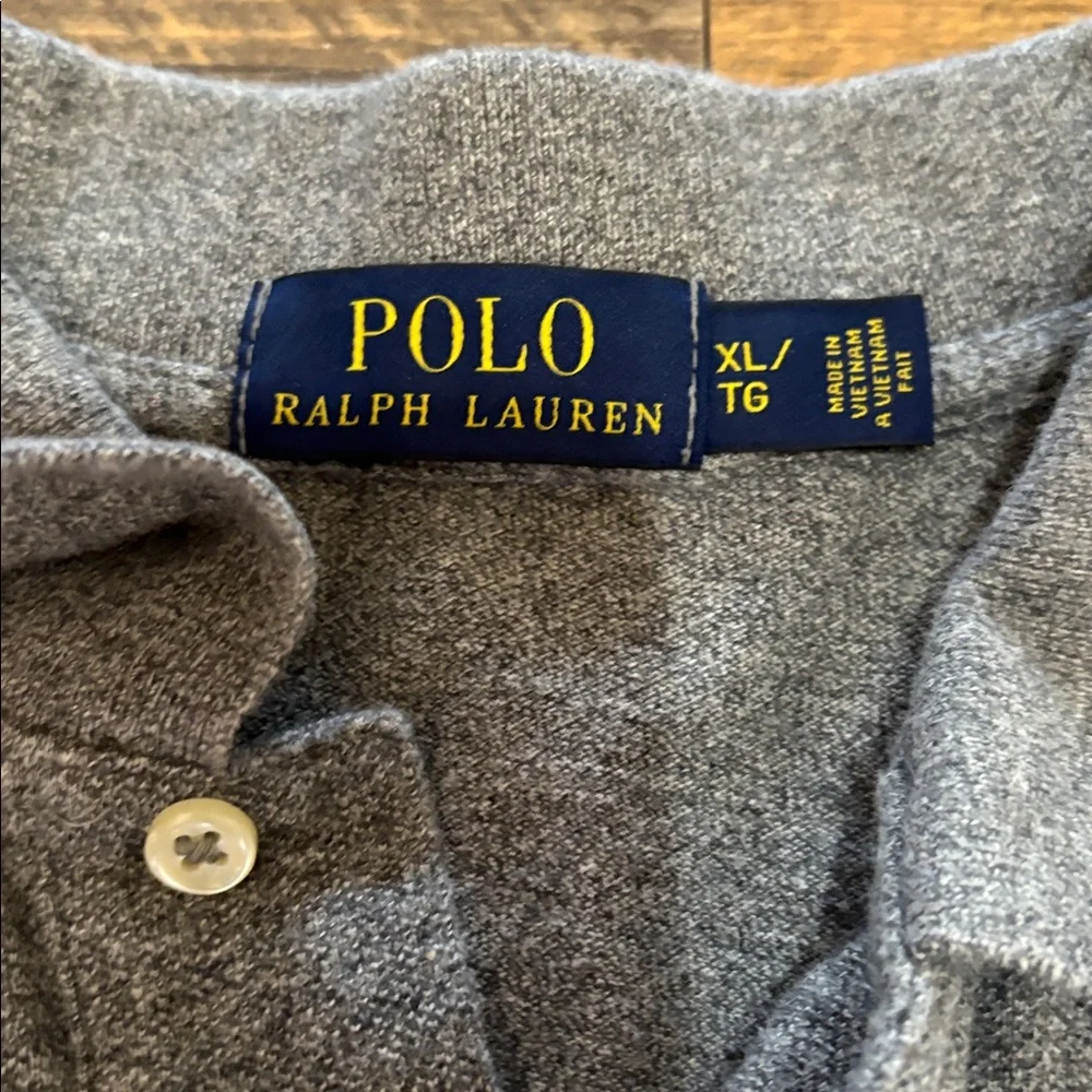 Ralph Lauren Classic Gray Polo Shirt‎